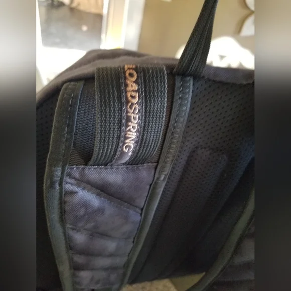 Adidas Grey & Black Stonewashed Rose Gold Accents Backpack Womans/Girls - Picture 3 of 8